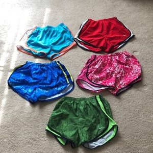 Assortment of Nike shorts.
